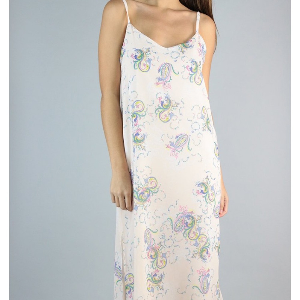 English Factory paisley prism slip dress XS